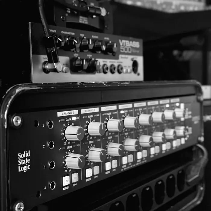 SSL PureDrive preamp and bass head