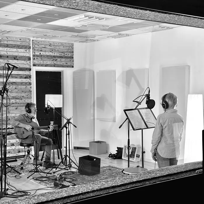 Session in progress in the live room