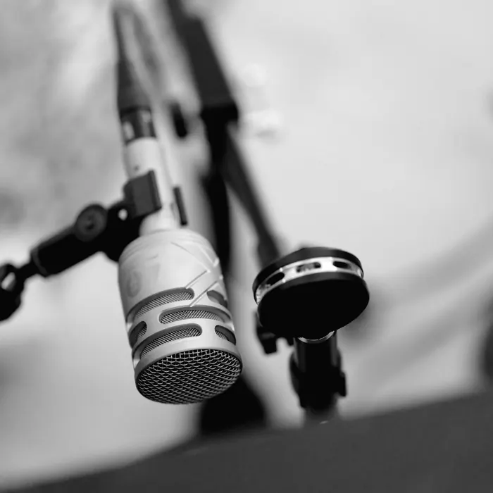 Microphone in the live room